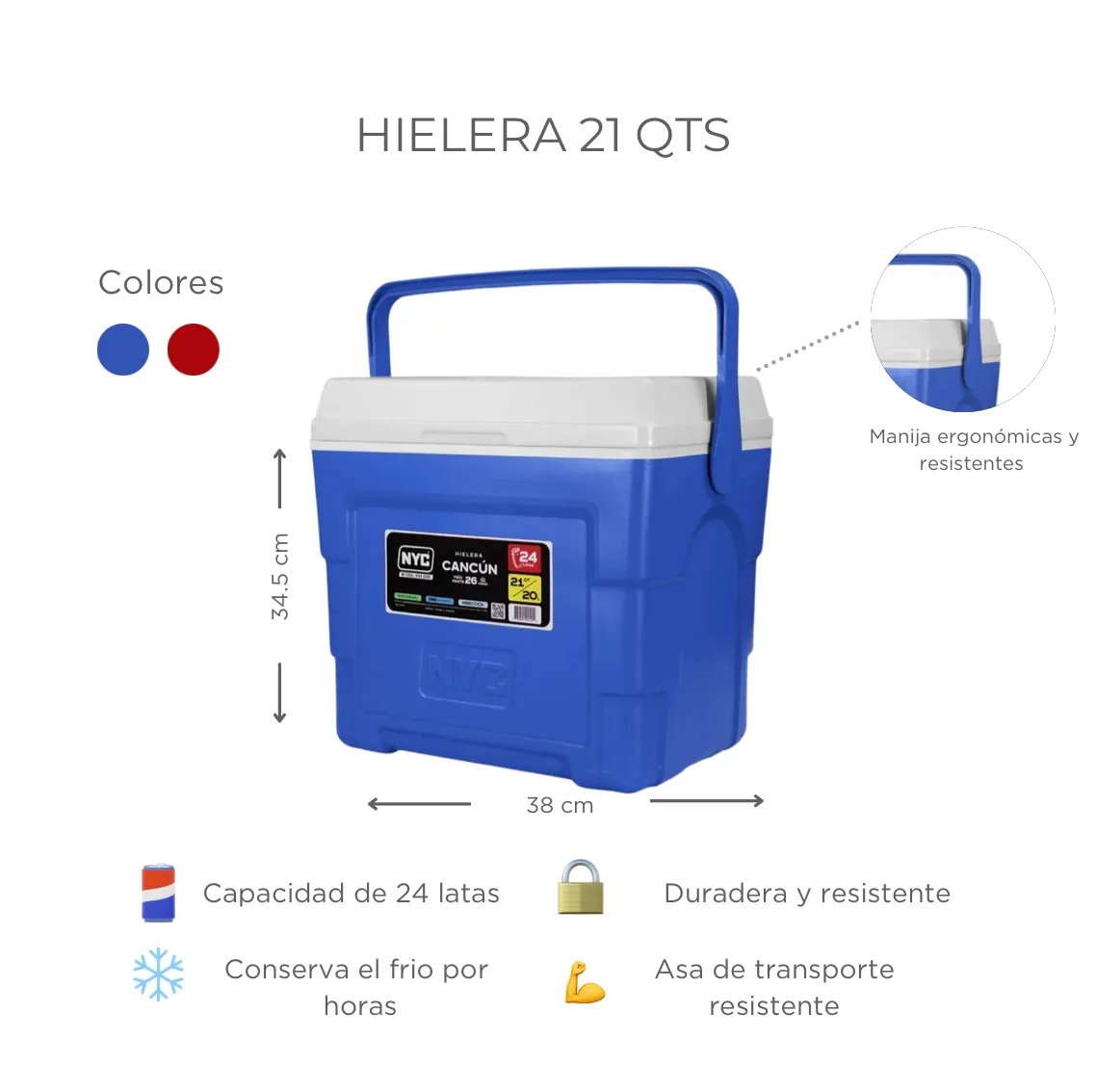 HIELERA 21 QTS CANCUN NYC 4